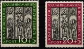 BRD Bund 139, 140 ** postfrisch Marienkirche -
