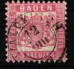 Baden Baden 18 gestempelt Vollstempel MiNr. 18 gestempelt Vollstempel -