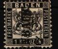 Baden Baden 17 gestempelt MiNr. 17 gestempelt -
