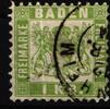 Baden Baden 23 gestempelt MiNr. 23 gestempelt -