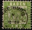 Baden Baden 23 gestempelt MiNr. 23 gestempelt -