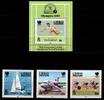 Kaimaninseln Kaimaninseln 608-610 und Block 17 postfrisch Olympische Spiele MiNr. 608-610 und Block 17 postfrisch Olympische Spiele -