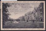 Ak Krefeld Bismarckplatz auf Postkarte 1921 gelaufen -