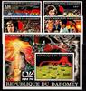 Dahomey Dahomey Block 49 + 605-608 A postfrisch Fußball WM 1974 MiNr. Block 49 + 605-608 A postfrisch Fußball WM 1974 -