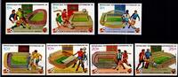 Guinea Guinea 913-919 B postfrisch Fußball MiNr. 913-919 B postfrisch Fußball -