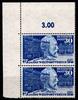 BRD Bund BRD Bund 116 postfrisch als senkrechtes Paar aus der li. oberen Bogenecke MiNr. 116 postfrisch als senkrechtes Paar aus der li. -
