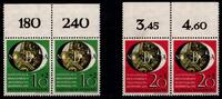 BRD Bund BRD Bund 141-142 postfrisch als waagerechtes Paar mit Oberrand MiNr. 141-142 postfrisch als waagerechtes Paar mit Oberrand -