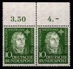 BRD Bund BRD Bund 149 postfrisch als waagerechtes Paar mit Oberrand MiNr. 149 postfrisch als waagerechtes Paar mit Oberrand -