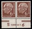 BRD Bund BRD Bund 180x v HAN 15292.54 2 postfrisch Hausauftragsnummer MiNr. 180x v HAN 15292.54 2 postfrisch Hausauftragsnummer -