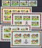   Ghana Ghana 564-567 B als KB postfrisch Fußball WM 1974 MiNr. 564-567 B als KB postfrisch Fußball  WM 1974 