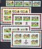 Ghana Ghana 564-567 B + KB postfrisch Fußball WM 1974 MiNr. 564-567 B + KB postfrisch Fußball WM 1974 -