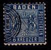 Baden Baden 14 a gestempelt tiefst geprüft Flemming BPP MiNr. 14 a gestempelt tiefst geprüft Flemming BPP -