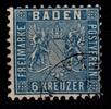 Baden Baden 14 b gestempelt geprüft Flemming BPP MiNr. 14 b gestempelt geprüft Flemming BPP -
