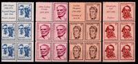 Australien Australien H-Blatt 49-52 postfrisch Persönlichkeiten MiNr. H-Blatt 49-52 postfrisch Persönlichkeiten -