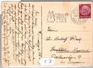 Deusches Reich 520 auf Postkarte Werbekarte -