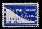 Alliierte Besetzung Flugpost-Zulassungsmarke Alliierte Besetzung Flugpost-Zulassungsmarke 1 postfrisch MiNr. 1 postfrisch -
