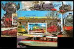 Dschibuti Dschibuti Block 36-38 postfrisch Eisenbahn MiNr. Block 36-38 postfrisch Eisenbahn -