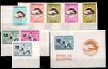 Paraguay Paraguay Block 25 + 1072-1079 postfrisch Fußball WM 1962 MiNr. Block 25 + 1072-1079 postfrisch Fußball WM 1962 -