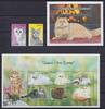 Ghana Ghana Block 400 + 3161-3168 postfrisch Katzen MiNr. Block 400 + 3161-3168 postfrisch Katzen -