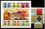 Ghana Ghana Block 283 + 2231-2236 postfrisch Orden MiNr. Block 283 + 2231-2236 postfrisch Orden -