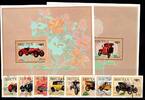 Bhutan Bhutan 864-871 und Block 110 und 111 postfrisch Auto MiNr. 864-871 und Block 110 und 111 postfrisch Auto -
