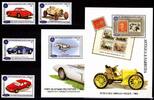 Antigua und Barbuda Antigua und Barbuda 1878-1881 und Block 274 und 275 postfrisch Auto MiNr. 1878-1881 und Block 274 und 275 postfrisch Auto -
