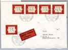 BRD Bund 677 als Ersttagsbrief Eilbote Express -