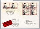 BRD Bund 738 als Ersttagsbrief Eilzustellung Express -