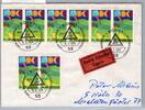 BRD Bund 808 als Ersttagsbrief Eilbote Express -