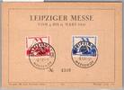 DDR 282-283 auf Ausstellungskarte Sonderstempel -