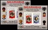 Nicaragua Nicaragua Block 110 A und B postfrisch Olympische Spiele MiNr. Block 110 A und B postfrisch Olympische Spiele -