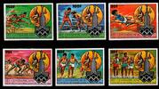 Zentralafrikanische Republik Zentralafrikanische Republik 679-684 B postfrisch Olympische Spiele MiNr. 679-684 B postfrisch Olympische Spiele -
