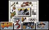 Obervolta Obervolta 787-790 und Block 54 postfrisch Olympische Spiele MiNr. 787-790 und Block 54 postfrisch Olympische Spiele -