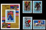 Mauretanien Mauretanien 699-702 und Block 30 postfrisch Olympische Spiele MiNr. 699-702 und Block 30 postfrisch Olympische Spiele -