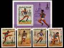 Mauretanien Mauretanien 652-655 und Block 26 postfrisch Olympische Spiele MiNr. 652-655 und Block 26 postfrisch Olympische Spiele -