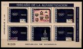 Nicaragua Nicaragua Block 125 postfrisch Olympische Spiele MiNr. Block 125 postfrisch Olympische Spiele -
