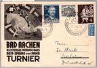 Berlin 198, 92 auf Postkarte Reitturnier Aachen -