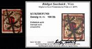 Danzig Danzig 100 Xb gestempelt Kurzbefund Soeknick BPP MiNr. 100 Xb gestempelt Kurzbefund Soeknick BPP -
