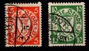 Danzig Danzig 193-194 D gestempelt MiNr. 193-194 D gestempelt -