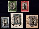 Danzig Danzig 217-219 a, b, c gestempelt alle Farben geprüft MiNr. 217-219 a, b, c gestempelt alle Farben geprüft -