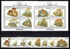 Ghana Ghana 1449-1456 und Block 164 und 165 postfrisch Pilze MiNr. 1449-1456 und Block 164 und 165 postfrisch Pilze -