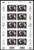 Österreich Österreich 2919 postfrisch als Schwarzdruck-Kleinbogen MiNr. 2919 postfrisch als Schwarzdruck-Kleinbogen -