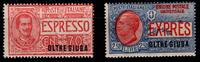 Italienisch Djubaland Italienisch Djubaland 21-22 postfrisch Eilmarken MiNr. 21-22 postfrisch Eilmarken -