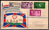 Großbritannien Großbritannien 303-305 gestempelt als FDC MiNr. 303-305 gestempelt als FDC -