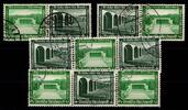 Deutsches Reich Deutsches Reich W 119 - W 122 gestempelt MiNr. W 119 - W 122 gestempelt -