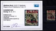 Danzig Danzig 27 II gestempelt Kurzbefund Bock BPP MiNr. 27 II gestempelt Kurzbefund Bock BPP -