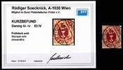 Danzig Danzig 83 IV gestempelt Kurzbefund Soecknick BPP MiNr. 83 IV gestempelt Kurzbefund Soecknick BPP -