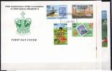 Ghana Ghana 1842-1845 und Block 227 und 228 gestempelt als FDCs / Königshaus MiNr. 1842-1845 und Block 227 und 228 gestempelt als FDCs -
