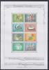 Liechtenstein Liechtenstein 1416-1423 postfrisch als ZD-Bogen MiNr. 1416-1423 postfrisch als ZD-Bogen -