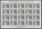 Liechtenstein Liechtenstein 1049 postfrisch als Kleinbogen MiNr. 1049 postfrisch als Kleinbogen -